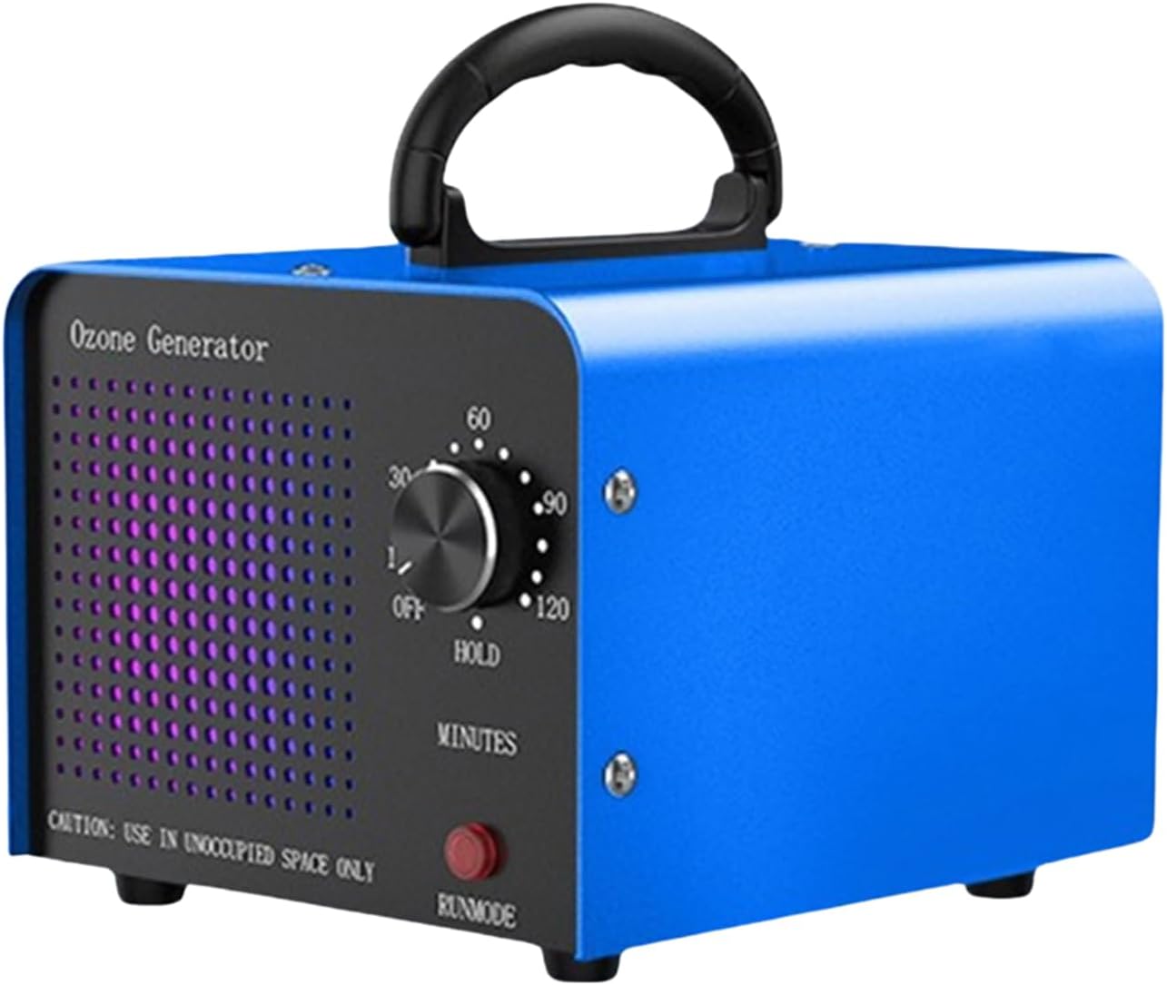 Industrial-Strength Odor Eliminator – Negative ion air purifier and deodorizer, filterless ion air purifier and air freshener, suitable for home, office, dust, pets, smoke, and other uses (Blue)
