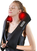 AUTOPDR  Neck Massager,Portable Shiatsu Neck and Shouder Massager,Neck Back Massager with Heat Shoulder Massager Deep Tissue Kneading for Pain Relief Gifts for Women/Men/Mom/Dad(NOT Cordless)