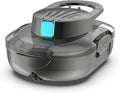 CharJenPro  (2026 Upgrade) Robot Limpiafondos Piscina, 120 Min de Limpieza, Doble Motor Robot de Piscina, con Filtración de 180μm, Estacionamiento Auto, para Piscinas Elevadas 100 m², Gris