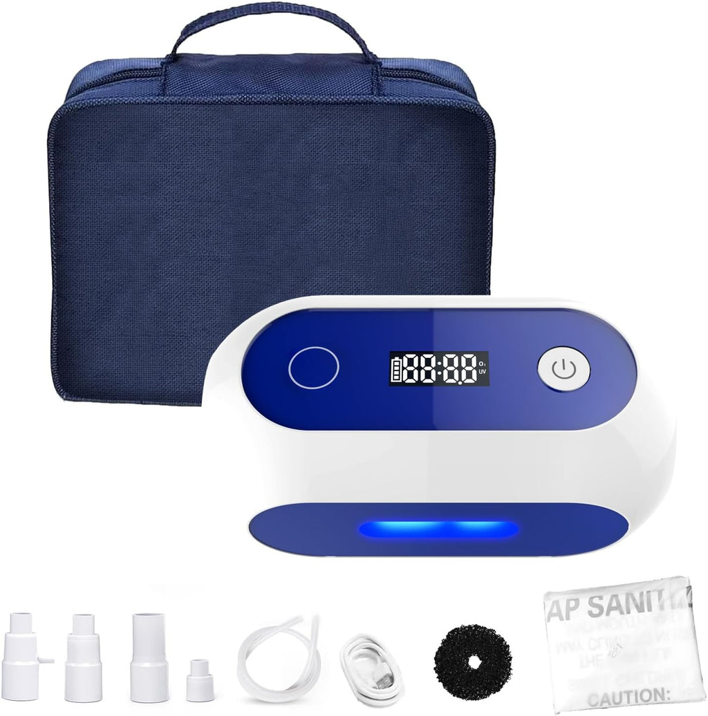 AUTOPDR  Time-Saving & Waterless Household Cleaner Machine, One-Step Start for Tubes | Masks & Small Spaces, Comes with Storage & Travel Bag, Completely Waterless Design