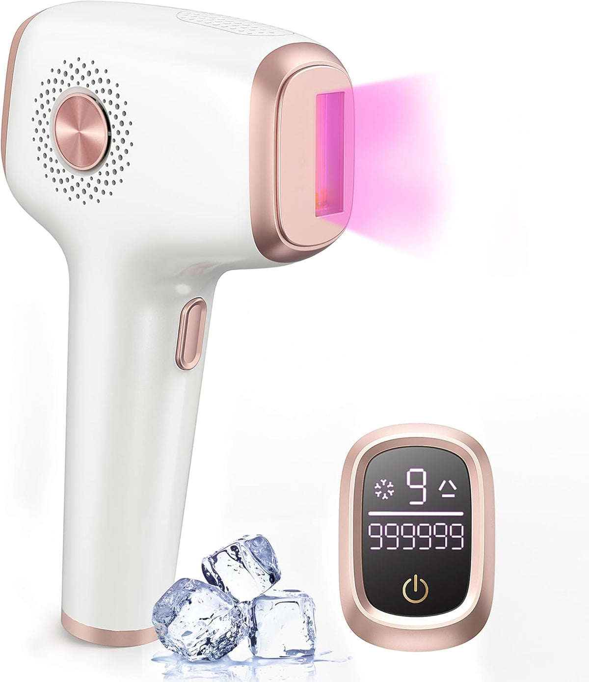 AUTOPDR  Hair Removal with Ice Cooling Care Function for Women,Long-Lasting Results,999,999 Flashes Painless Hair Removal, Hair Removal Device for Armpits Legs Arms Bikini Line
