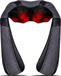AUTOPDR  Heat Neck Massager for Pain Relief Deep Tissue - Gift for Women Men | Ergonomic 3D kneading nodes, corded design, auto shutoff, Christmas ideal gifts for relaxing use at home, office, or travel