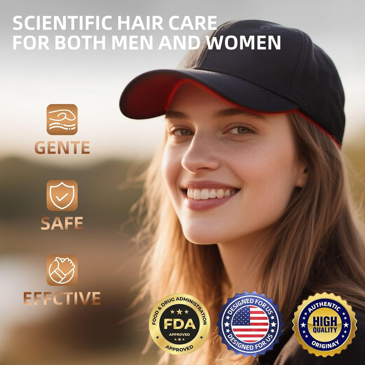 AUTOPDR  Red Light Therapy for Hair, Laser Cap, Red Light Therapy Hat | Cordless Hair Care for Home & Travel, for Hair Loss, for Hair Growth, , Hair Loss Treatments
