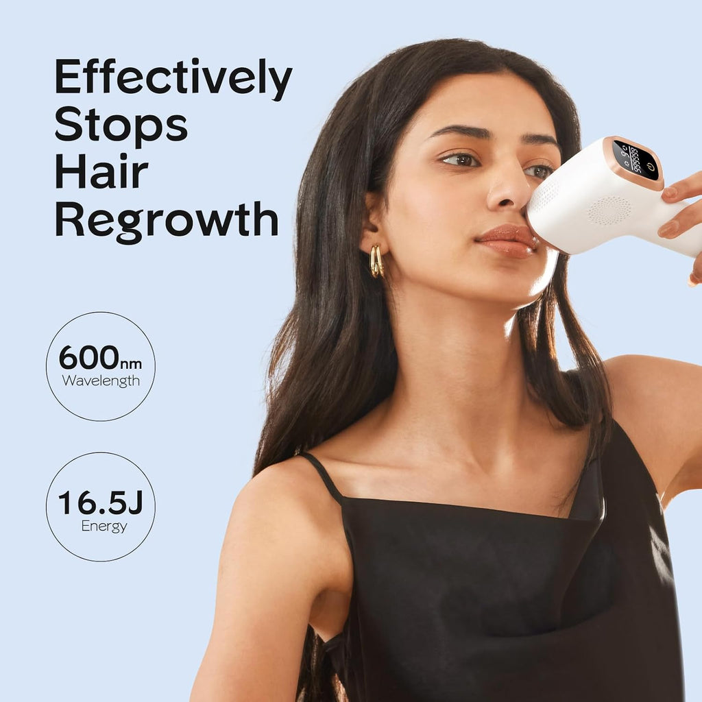 AUTOPDR  Hair Removal with Ice Cooling Care Function for Women,Long-Lasting Results,999,999 Flashes Painless Hair Removal, Hair Removal Device for Armpits Legs Arms Bikini Line
