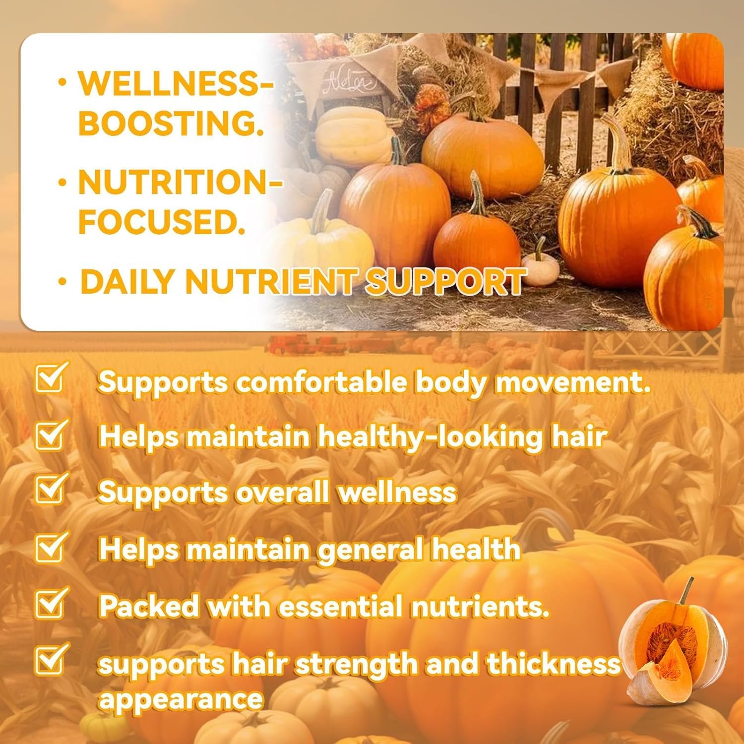 CharJenPro Pumpkin Seed Oil, Pumpkin Seed Oil Capsules with Saw Palmetto| for Hair Growth - Non-GMO - 180 Softgels | 3000mg Cold Pressed