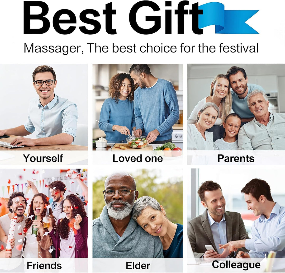 AUTOPDR Women Men Gifts, Shiatsu Back Shoulder & Neck Massager with Heat | Electric Deep Tissue 4D Kneading Massage, Best Gifts for Mom Dad Wife Husband her Him, Christmas, Birthday (NOT Cordless)