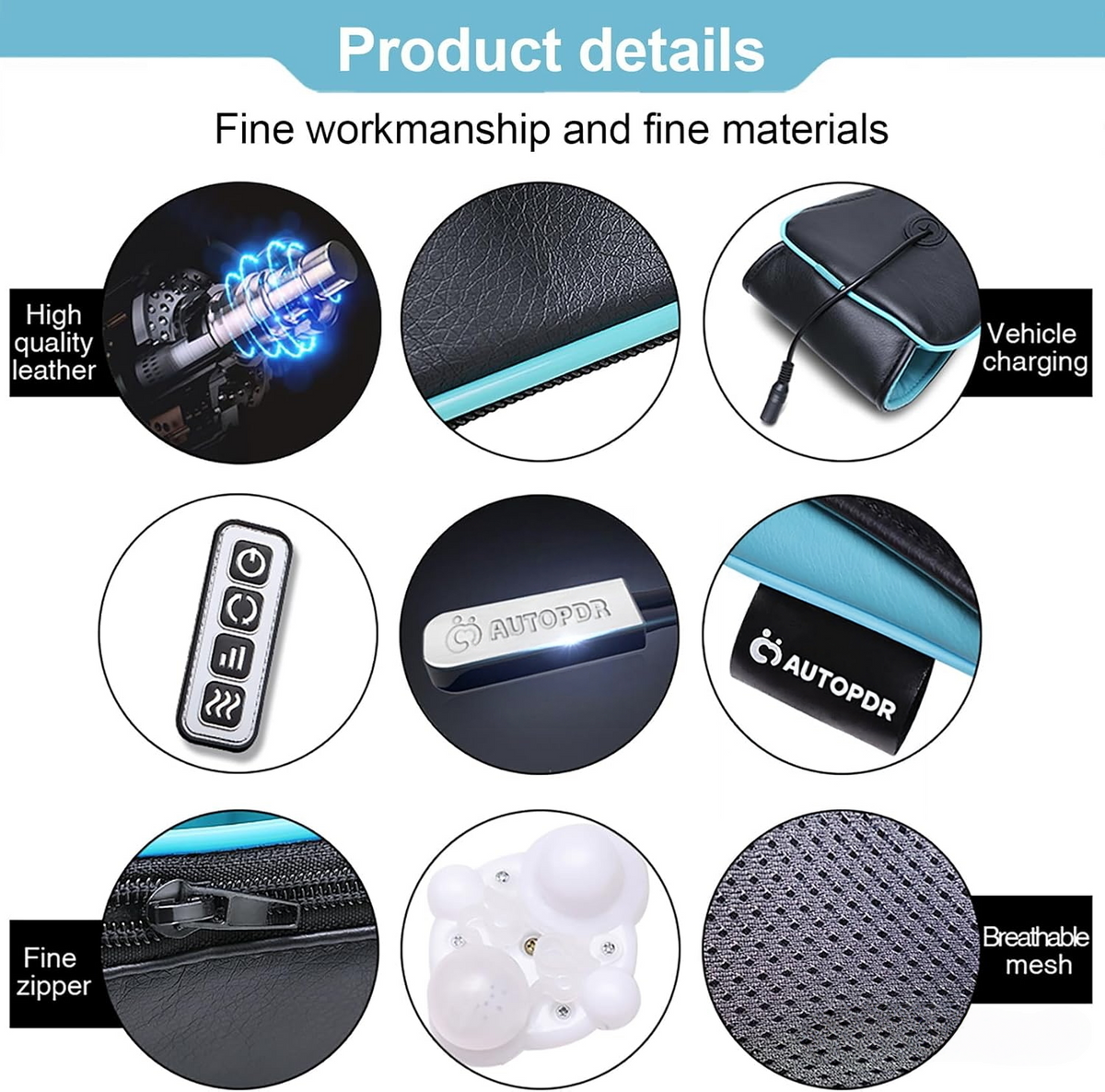AUTOPDR Women Men Gifts, Shiatsu Back Shoulder & Neck Massager with Heat | Electric Deep Tissue 4D Kneading Massage, Best Gifts for Mom Dad Wife Husband her Him, Christmas, Birthday (NOT Cordless)